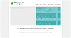Desktop Screenshot of boydmedicinestore.com