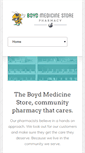 Mobile Screenshot of boydmedicinestore.com
